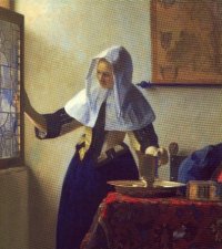 Johannes Vermeer, Vrouw met waterkan