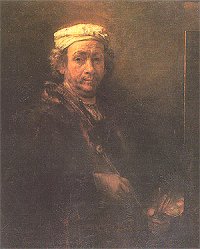 Rembrandt, zelfportret 1660