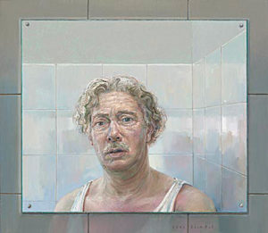 Zelfportret in badkamerspiegel - Rein Pol