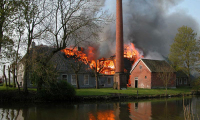 Brand en Beving in Appingedam