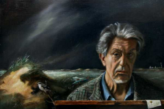 Hendrik Slijper, Zelfportret met dijkdoorbraak