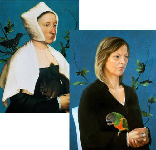 Hans Holbein (1497-1543) / Natascha van den Berg (1980)
