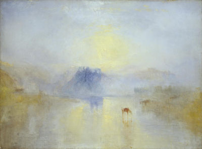 6. William Turner, Norham Castle, Sunrise, ca